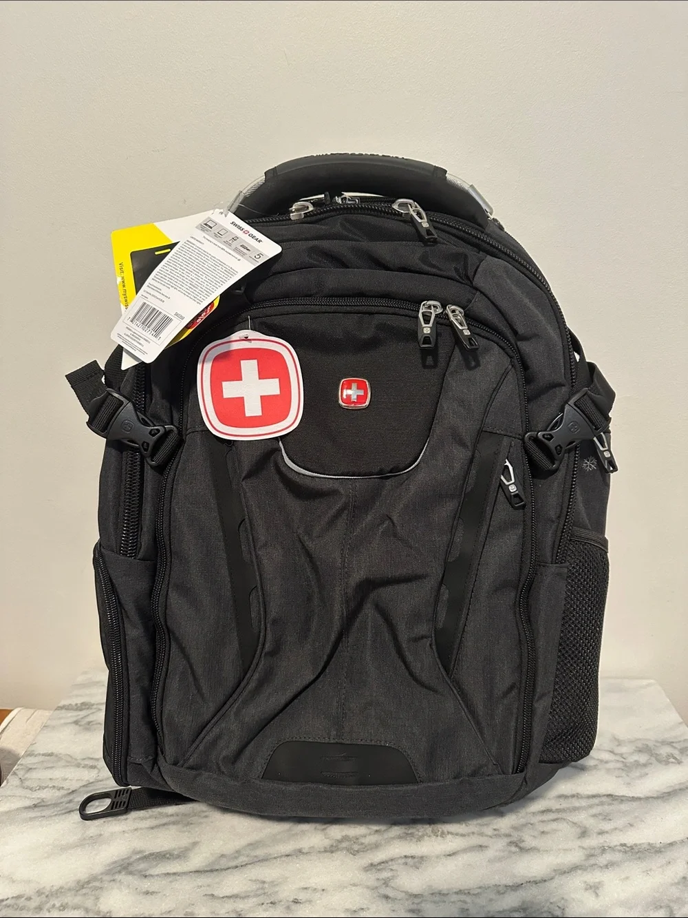 SWISSGEAR Travel Tech Elite USB ScanSmart  Laptop Backpack - Black NEW NWT